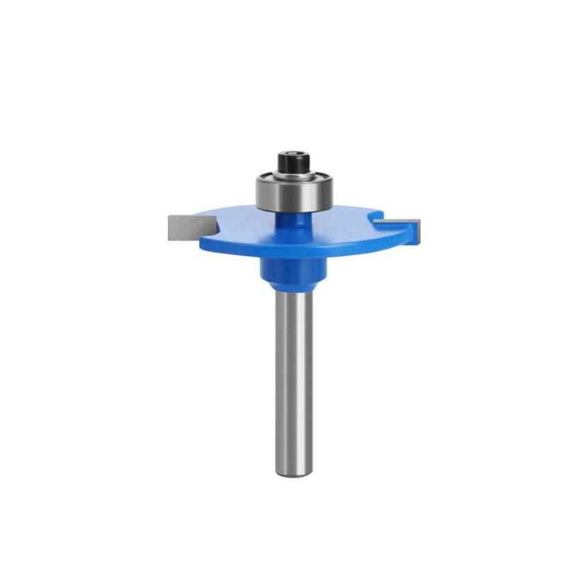 1pc 6mm 6.35mm Shank T-Sloting Biscuit Joint Slot Cutter Jointing Slotting Router Bit 4mm Height Milling Cutter Wood Working