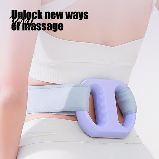 Neck And Shoulder Massager Vibration Plate Massager, Portable Cordless Waist Full Body Fascia Ring with Abdomen Belt for Back Leg Muscle Relief,