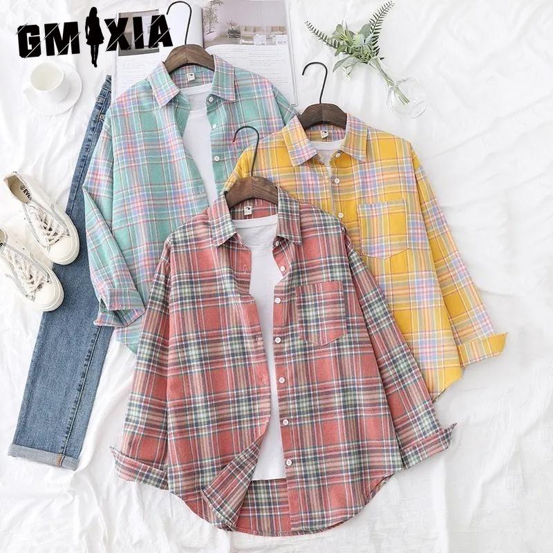 GMXIA Women's Fashion Casual Long Sleeve POLO Neck Blouses & Shirts