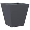 Vidaxl Donica Ogrodowa, Antracytowa, 30X30X30 Cm, Stalowa