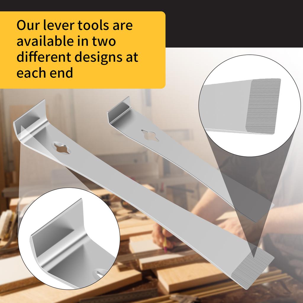 4Pcs 3 In 1 Scraper Stainless Steel Woodworking Crowbar Flat Head Raising Remover Net Face Honey Cutter Flat Pry Bar Hand Tools