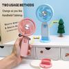High-Power USB Rechargeable Handheld Mini Fan with Custom Logo