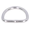 10 Pcs 304 Stainless Steel D Ring Heavy Duty Smooth Welding Welded D Ring Solid Metal Solid Metal Rings