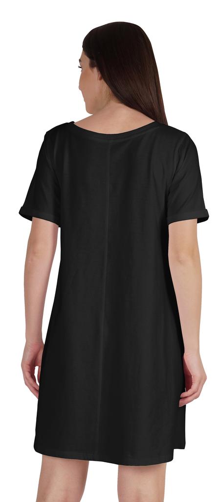 Inkmeso Vaccinated & Ready To Party T-Shirt Casual Scoop Neck Tunic With