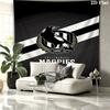Collingwood Football Club Wandteppich Ästhetisches Wandbehang Gedruckter Stoffdecke Dekorative Wandteppiche für Schlafzimmer Wohnzimmer Heimdekoration