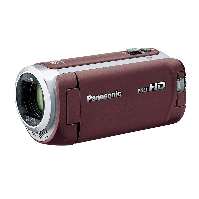 

panasonic hd video camera 64GB Wipe photo High magnification 90x zoom brown HC-W590MS-T