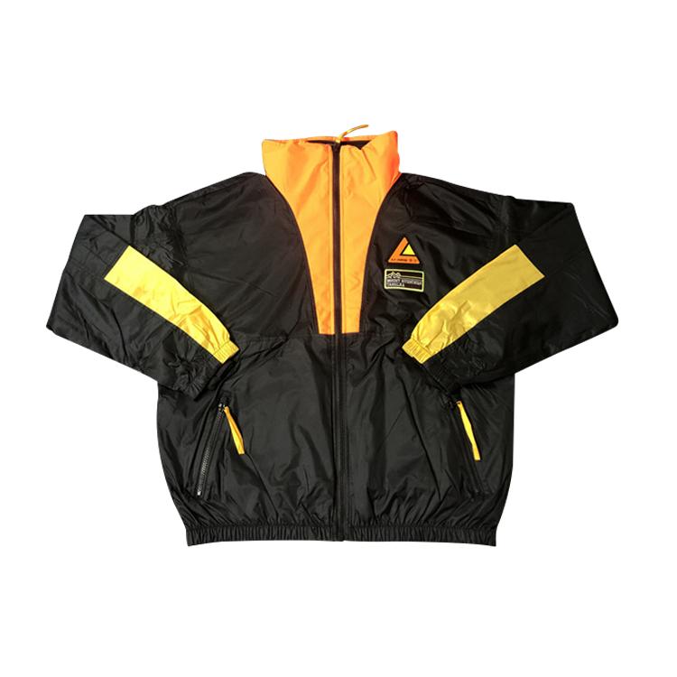 Li Ning Jackets Men s Black Yellow Multicolor Lapel Moderate Other AWBP017-1 M