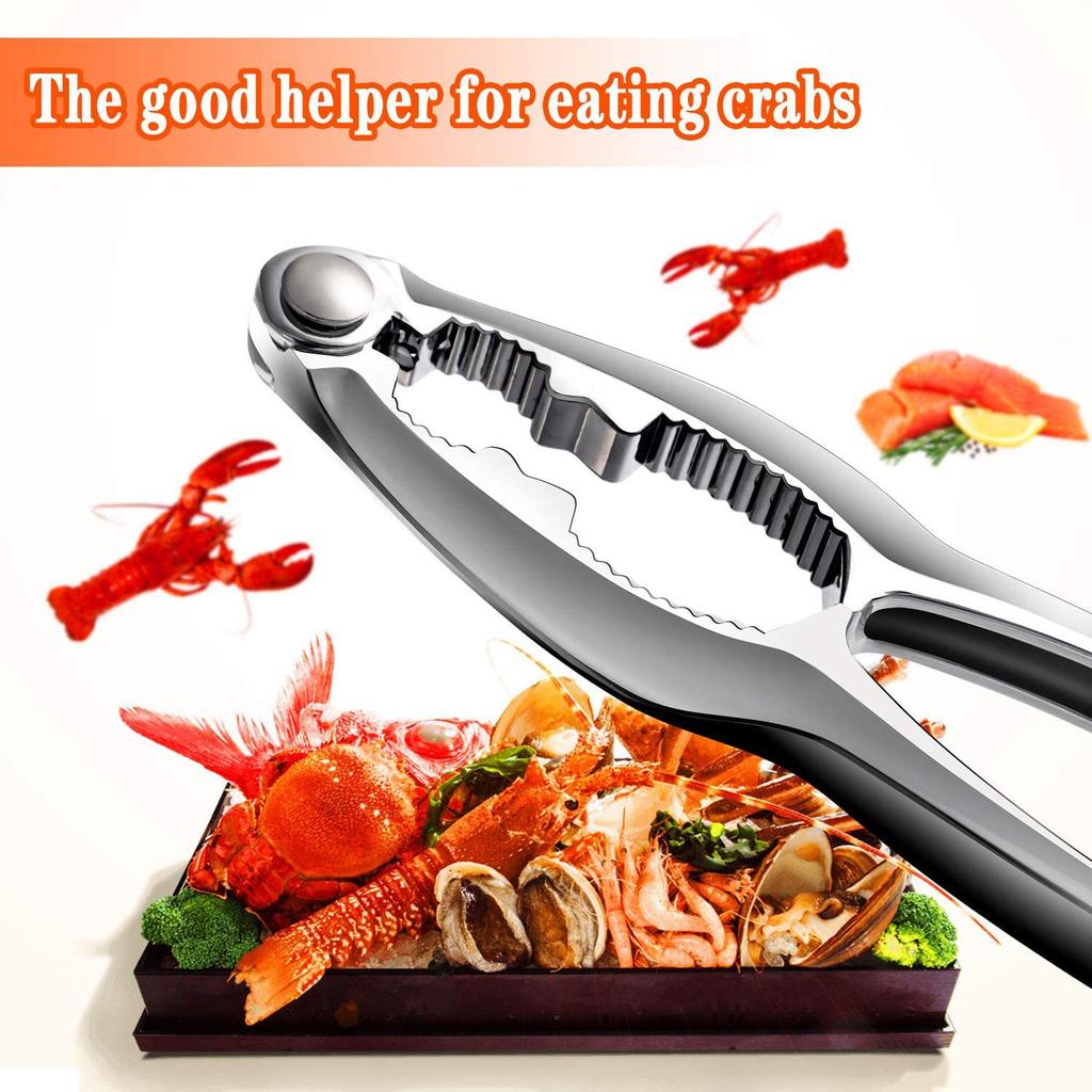 ABWR-Seafood Tool Kit Lobster Crackers Set Of 4, Crab Leg Cracker Tools, Seafood Crackers Nut Cracker Set