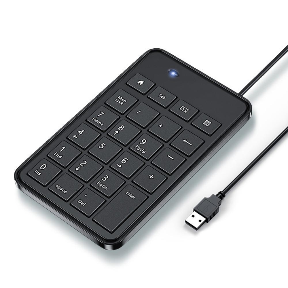

Portable USB Digital Keyboard Mini 23 Keys Keyboard Multifunctional Notebook Keyboard Office Work