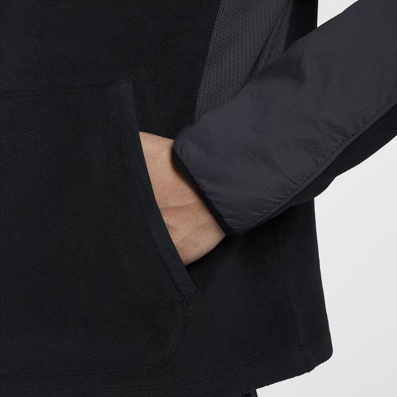 Nike Als M Nk Polartec Trail Fleece Bequeme Strick Stehkragen Pulloverjacke Herrenjacken Schwarz FV9964010