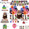 Tag Birthday Gorilla Party Supplies Decoration Set Balloons Banner Toppers Cake