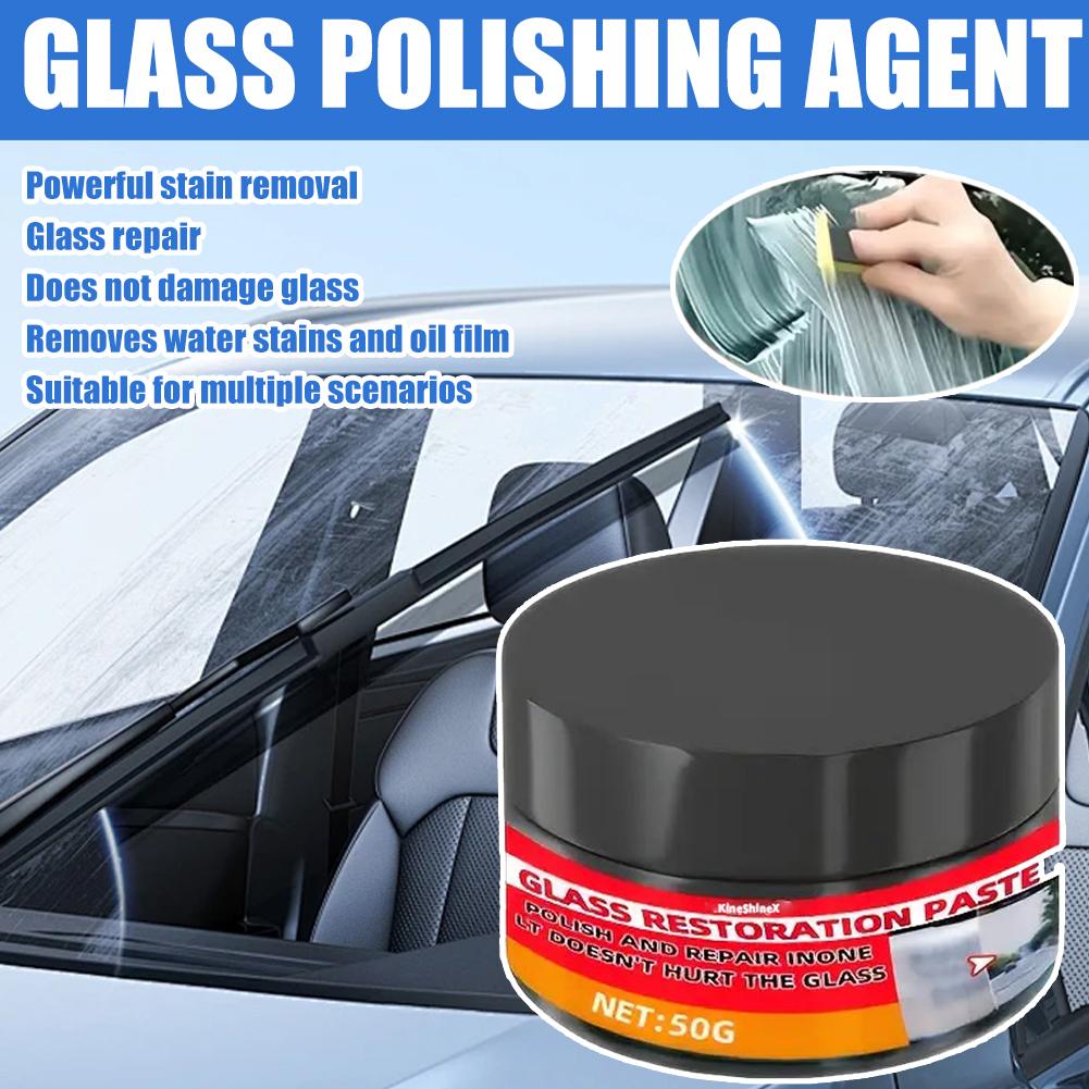 Glass Scratch Repair Car Window And Mirror Repair Kit Car Scratch Compound Glass Oil Film Cleaner Glass Polishing Agent