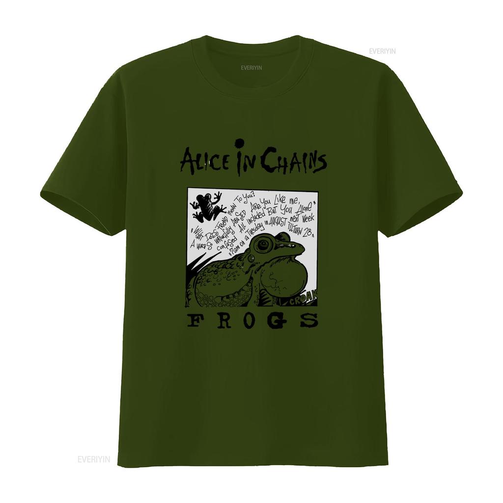 Alice In Chains Frogs T Shirt For Men And Women Available Full Sizes From S To 5Xl Vintage Washed Soft Streetwear Graphic