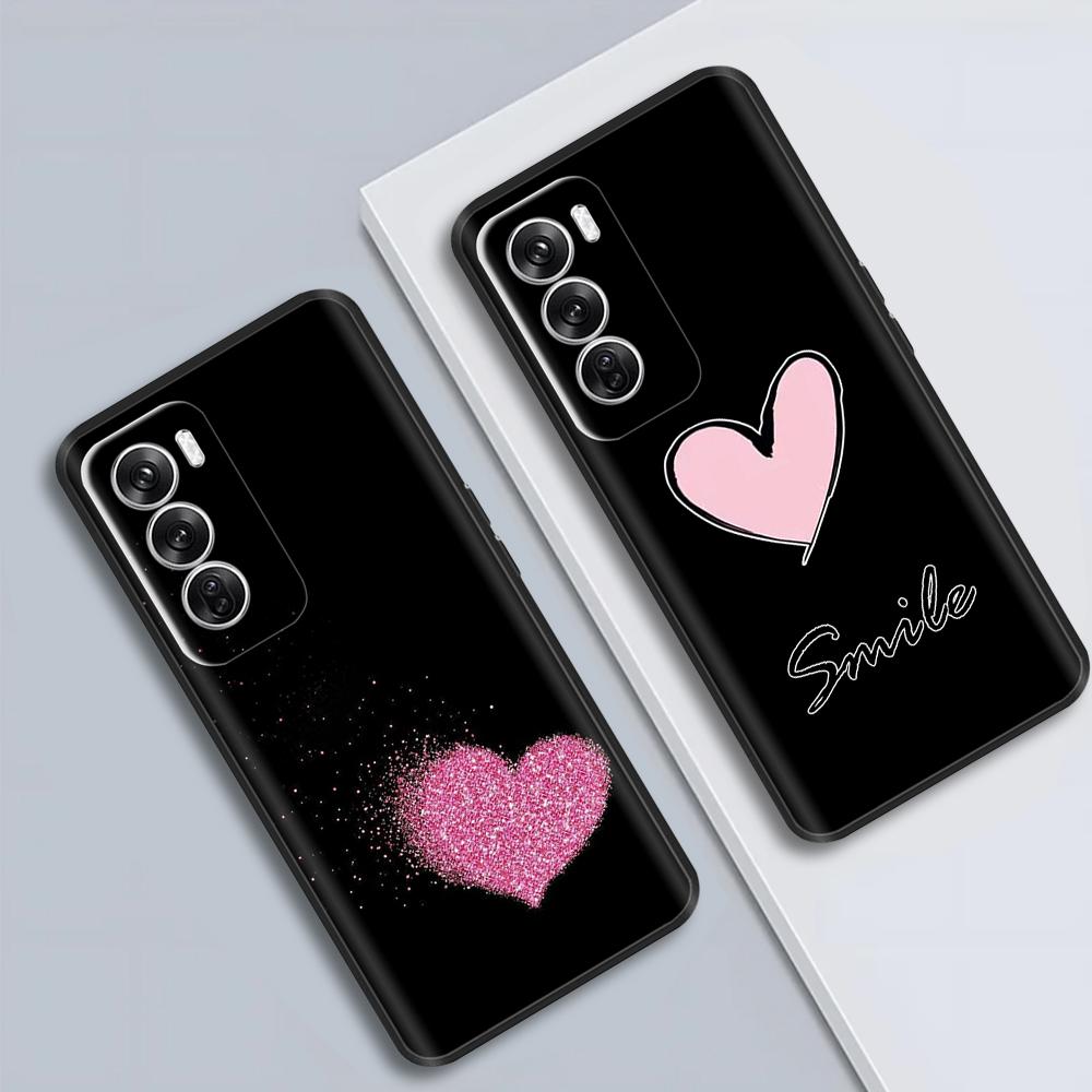 Silicone Case For OPPO Reno 12 Phone Cases Lovely Cat Cover Reno12 5G Soft Liquid Silicon Back Cover For OPPO Reno 12 Pro 5G