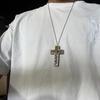 with Secret Compartment Chain Pendant Necklace Openable Charm Jewelry Cross Pendant Necklace