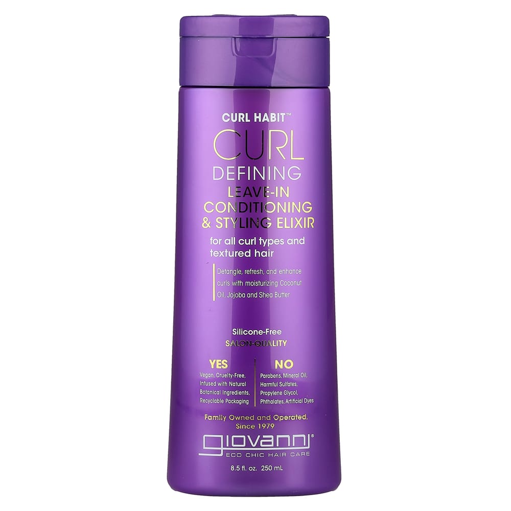 Giovanni Curl Habit Curl Defining Leave-In Conditioning + Styling Elixir 250ml (8.5oz)