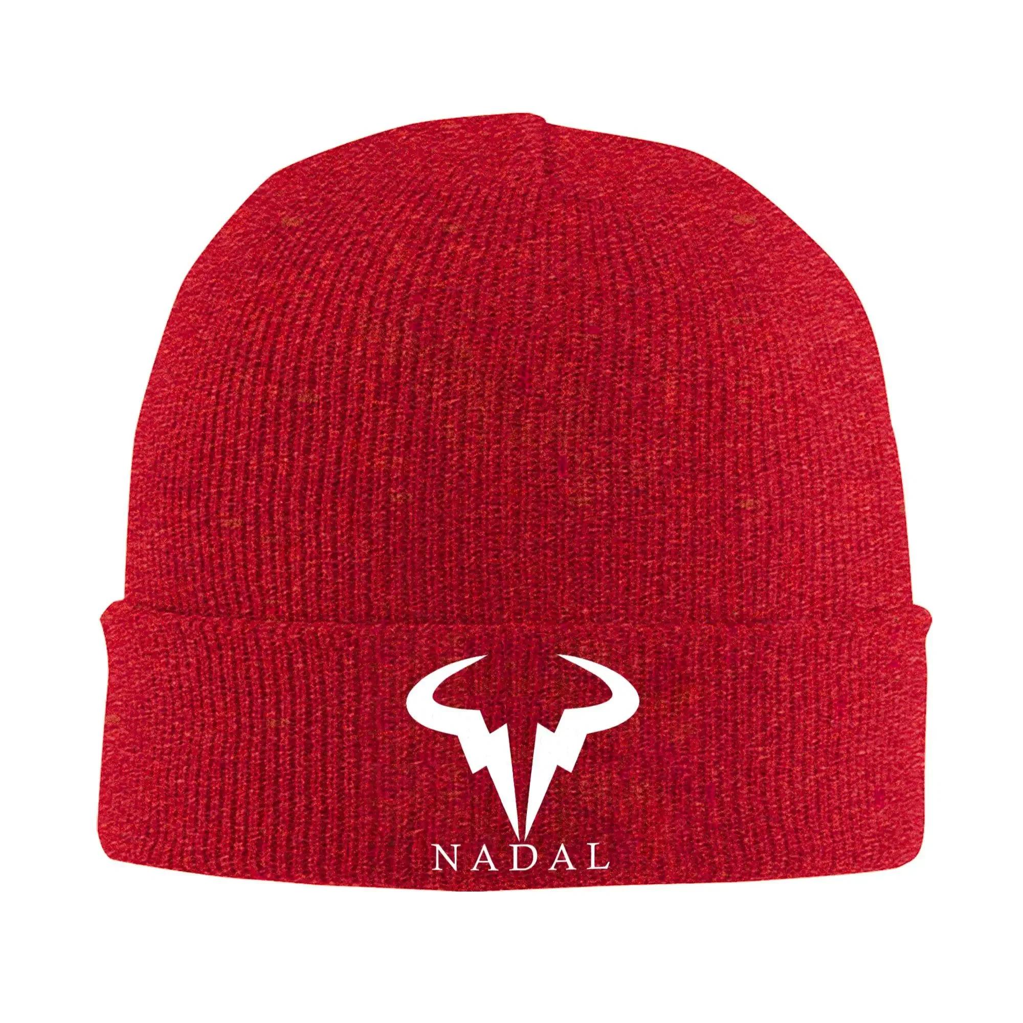 

Custom TennisNadales Bonnet Hat Fashion Knitted Hat Unisex Women Unisex Adult Winter Warm Skullies Beanies Caps One Size