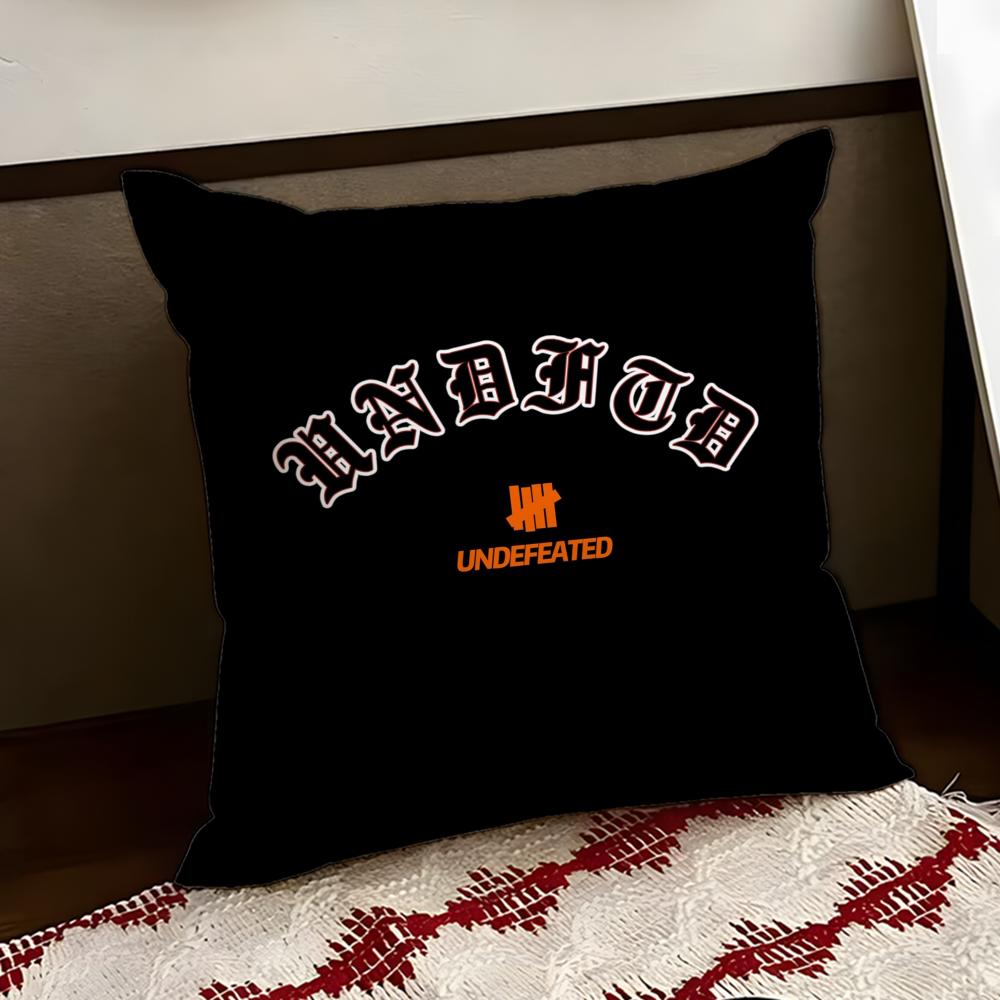 UUndefeated Trend Cushion Cover Reversible Soft Durable Pillow Cover Home Car MultiScene Use for Daily Comfort