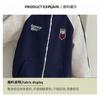 Girls Baseball Jacket Kids Casual Sport Coat Solid Color Letter Print 120-170cm