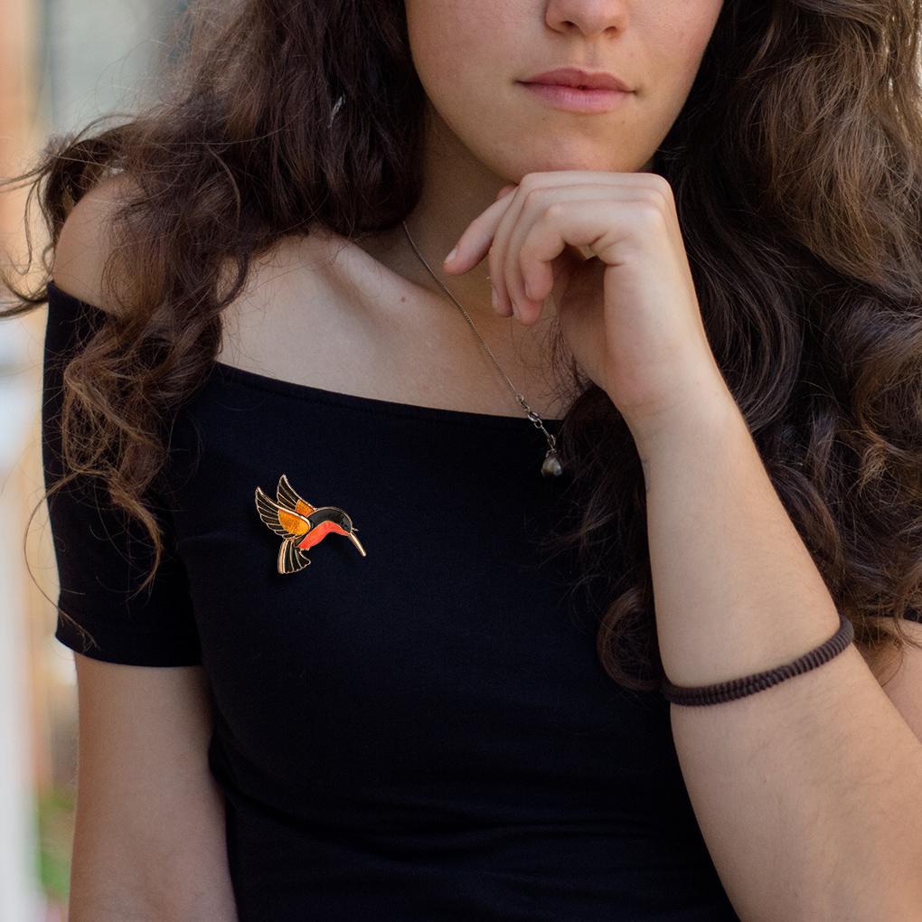 Bird Alloy Unisex Brooch Pins Fashion Decor Electroplating Broochpins Brooches for Women Girls Fashion Dress Wedding Clothing