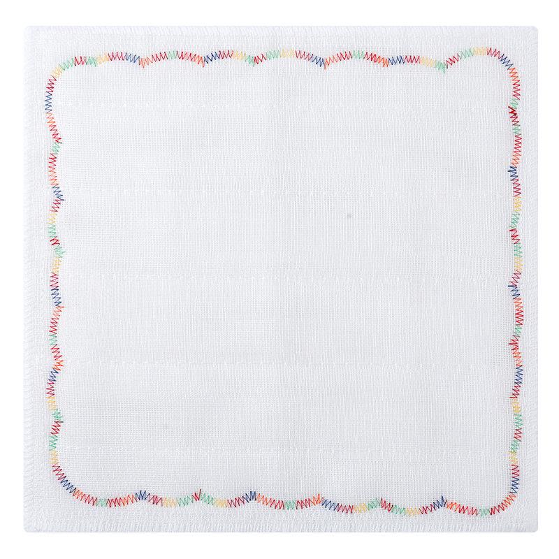 Rainbow Oil-Repellent Multi-Layer Cotton Dishwashing Cloth - Non-Stick, Water-Absorbent, Thickened Gauze for Kitchen Use 25x25cm 5 Layers All Polyester