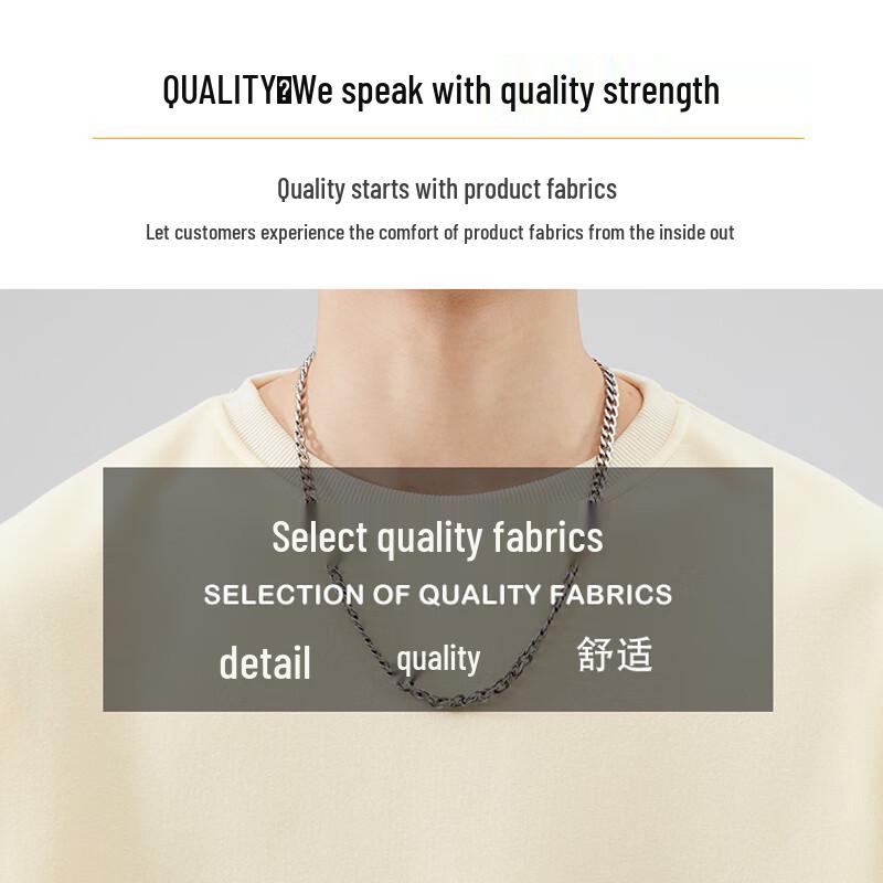 JEANSWEST Men's Solid Color Pullover Sweatshirt