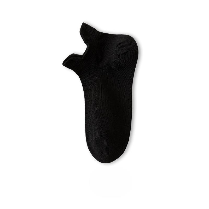 Summer Women's Ear Lift Mesh Women's Socks Solid Color Short Socks Style Breathable Boat Socks Invisible Socks