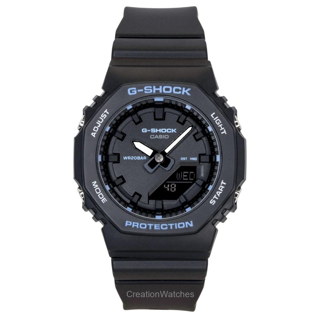 Casio G-Shock Analog Digital Bio-Based Resin Strap Black Dial Quartz GMA-P2100BA-1A 200M Women s Watch чёрный
