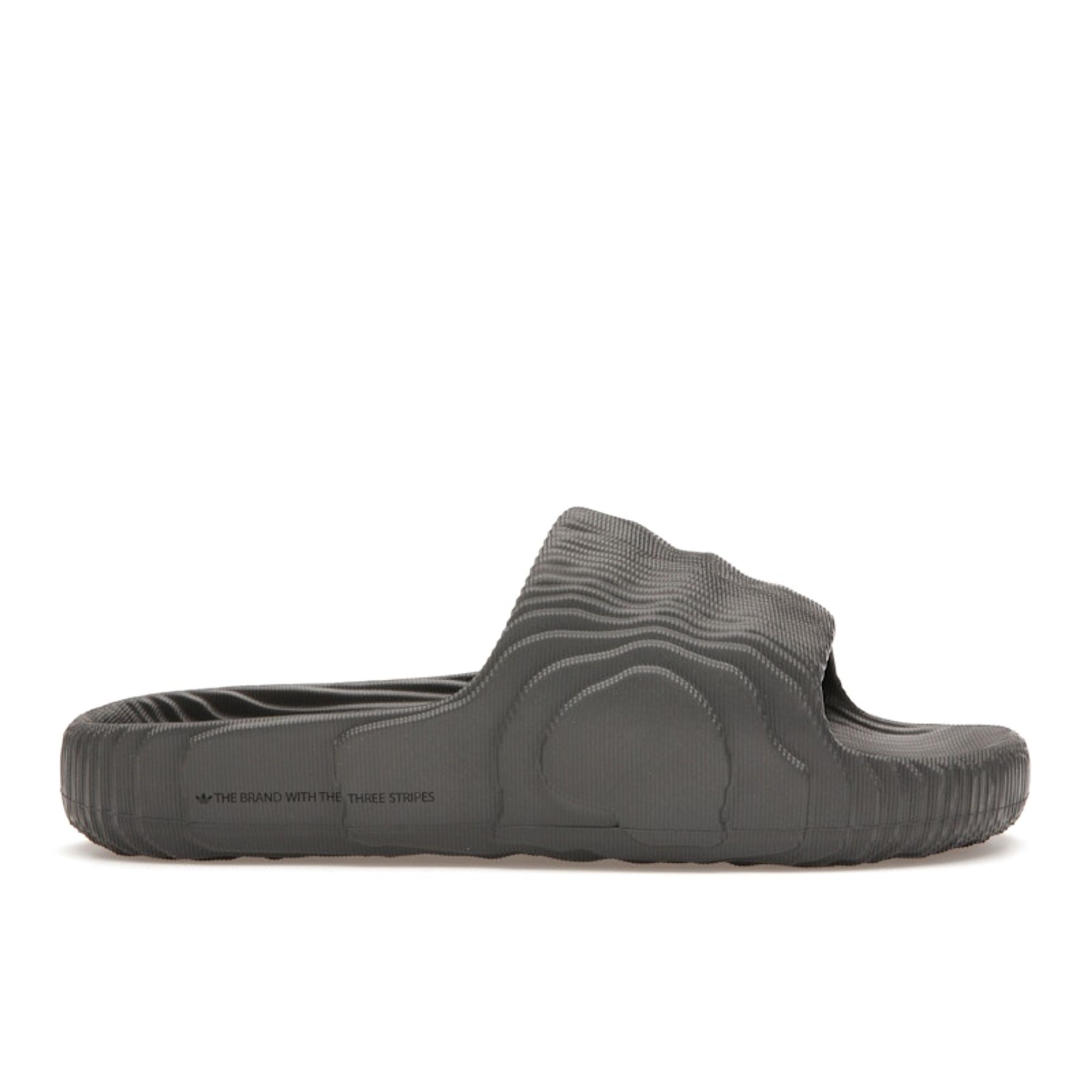 Adidas Adilette 22 Шлепанцы Серые Унисекс Кроссовки Серый-Пять Основной-Черный HP6522 38
