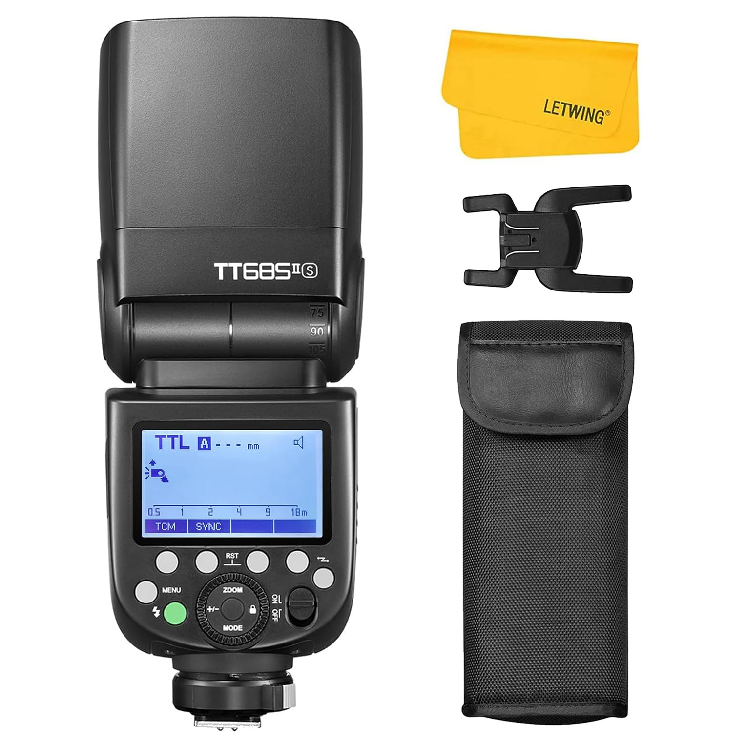 

GODOX TT685SII Camera Flash Strobe TTL HSS Wireless Transmission Speedlight Flash Compatible with Sony DSLR Camera TT685II-S 1/8000s 2.4G [Product]