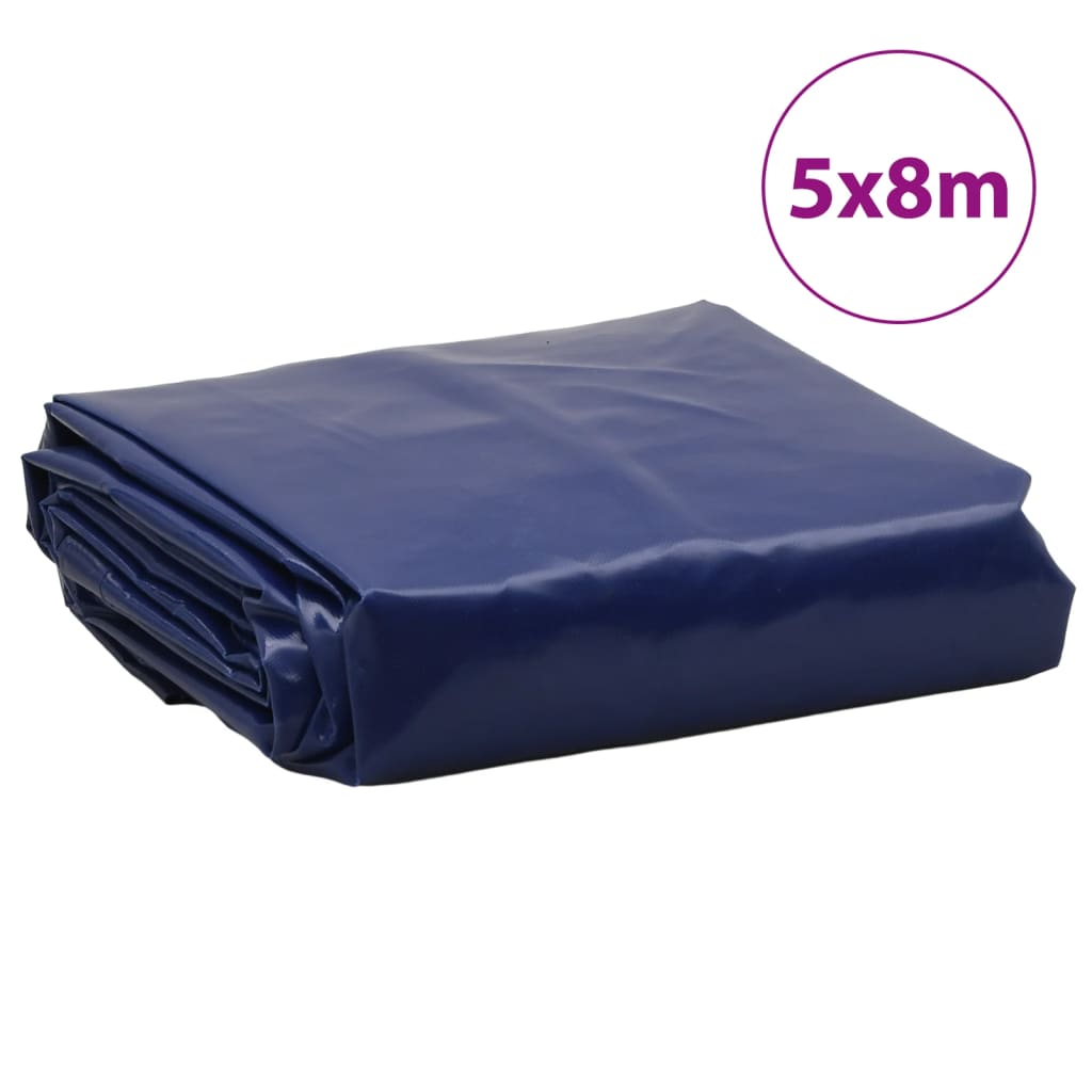Vidaxl Plandeka, Niebieska, 5X8 M, 600 G/M²