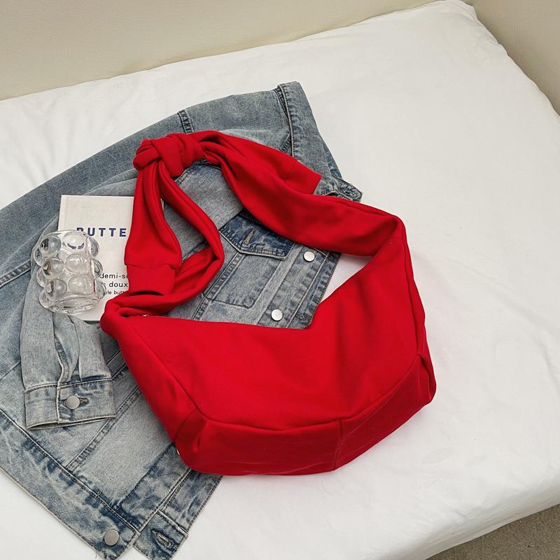 Crossbody-veske Dame Stor Kapasitet Skulderveske Lett Ensfarget Tote-veske