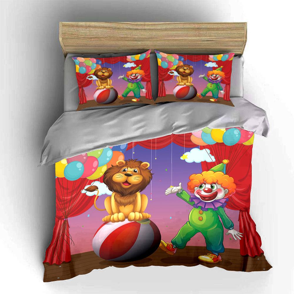 "Whimsical circus dreams" Bedding sets Duvet covers Pillowcases(1* Duvet Cover 2* Pillowcases without duvet insert)