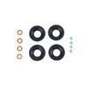 As Shown Fuel Injector Seal Set 12 Piece Fuel Injector Seal Set Fuel Injector Injector Leak Connector OE Check Recommended