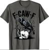 Schwarze Krähe, F-Krah-F Lustiges Schwarzer Vogel T-Shirt