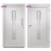 VidaXL Front Door White 88x200 Cm