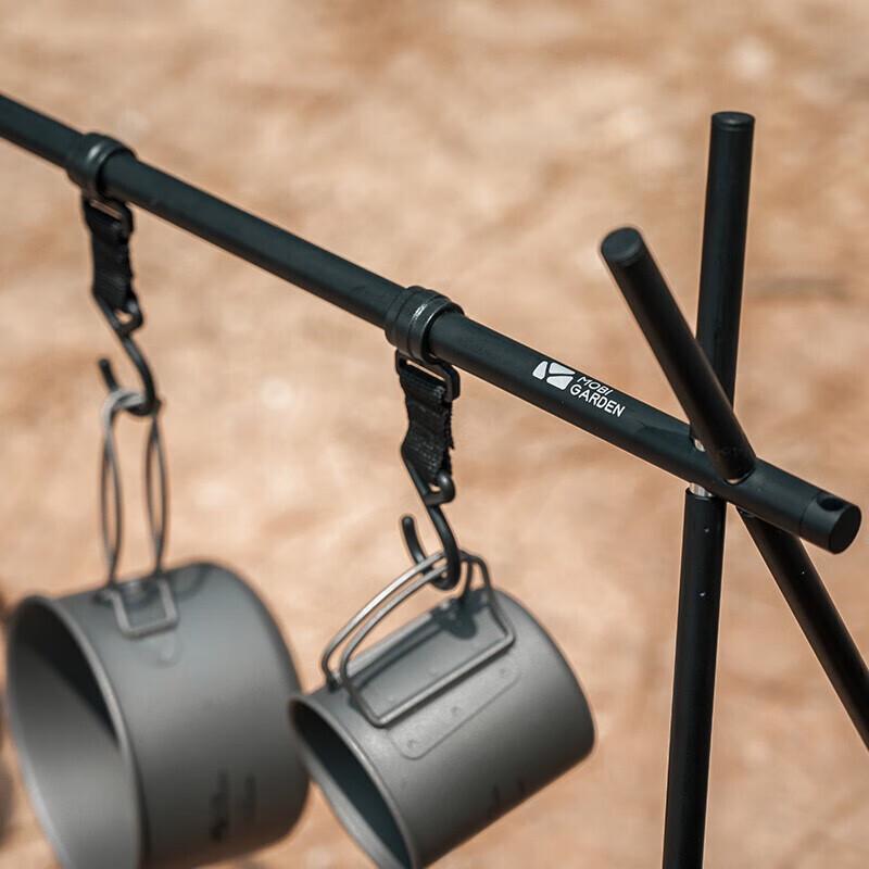 Mobigarden Portable Camping Tripod Hanging Rack