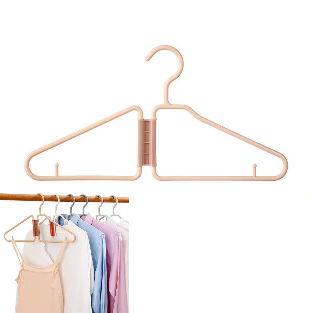 Multifunctional Cloth Hanger Foldable Portable Travel Saving Space Ultra-Light Clothes Hangers For Home Business Trip Vacation Daily Use