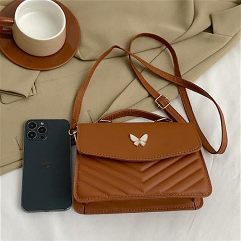 Elegant Embossed Square Pu Leather Crossbody Bag for Women Fashion Tote Shoulder Bag with Zip Closure Purse  Lightweight Handbag