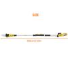 2.8M Cordless Telescoping Electric Chainsaw Pruner Home Garden Pole Saw Hedge Tree Trimmer Cutter Pruning Tool With1 Battery