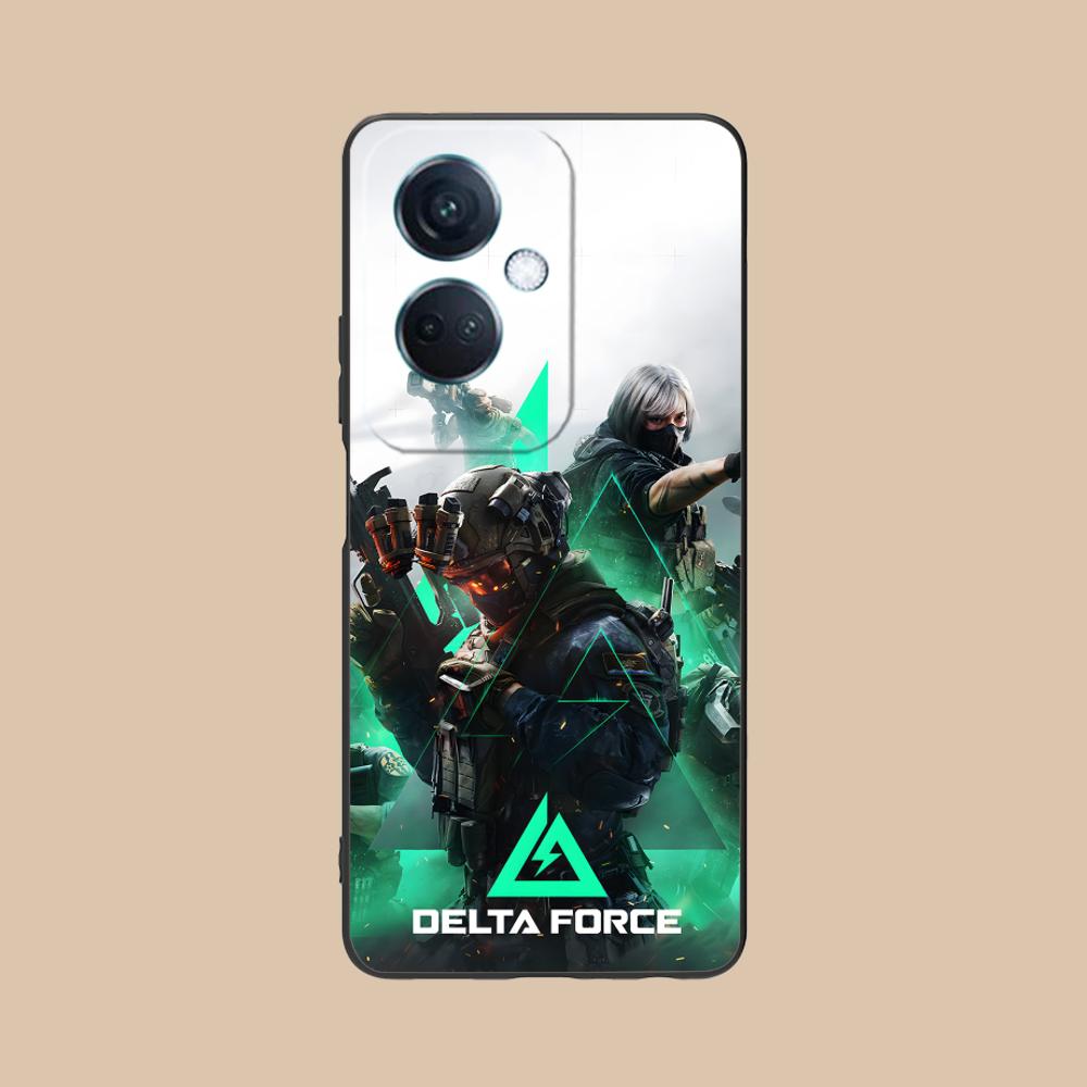 

Game Delta Force Matte TPU Mobile Phone Case for OPPO Reno 14 13 12 11 10 9 8 7 6 5 F T Pro 5G Colorful Printing Cover OPPO Reno5 5G