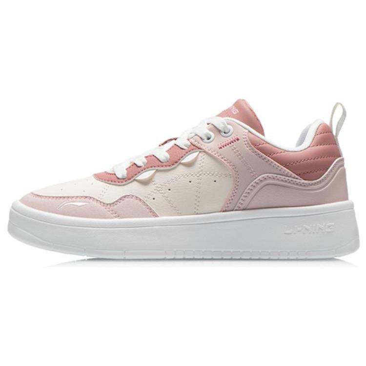 (WMNS) Li-Ning Casual Lifestyle Skate Shoes Pink White Women s AGCT406-1 EU 37