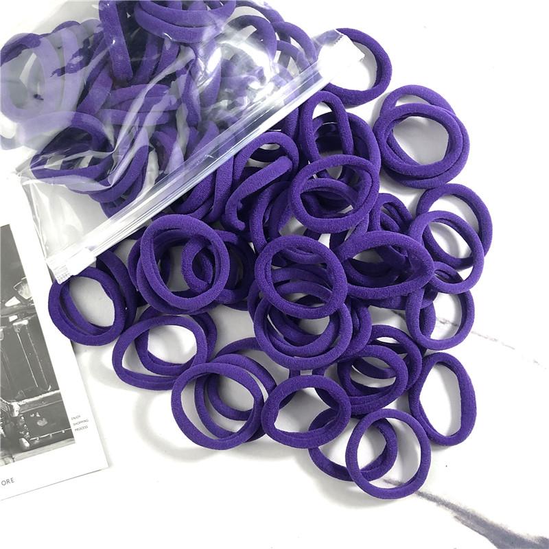 20/50 STÜCKE/Set Haargummis für Frauen Mädchen Basic Haargummis Seile 4cm Einfaches Elastisches Stirnband Haarschmuck Pferdeschwanzhalter