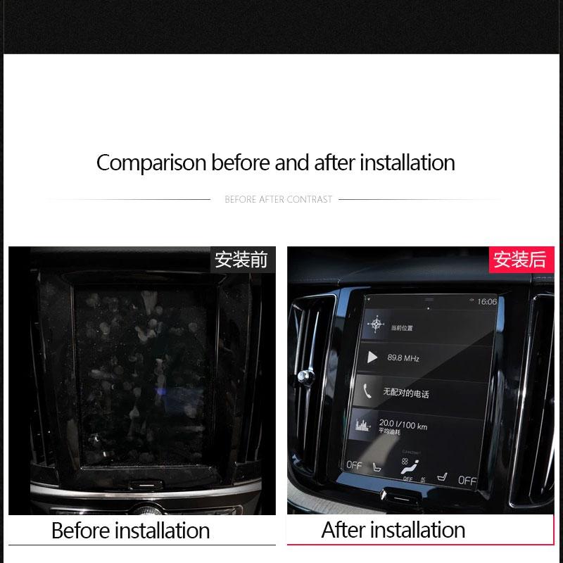 Car GPS Navigation Screen Steel Protector Film For Volvo XC60 XC90 S90 S60 V60 Xc40 C40 V90cc Car Accessories