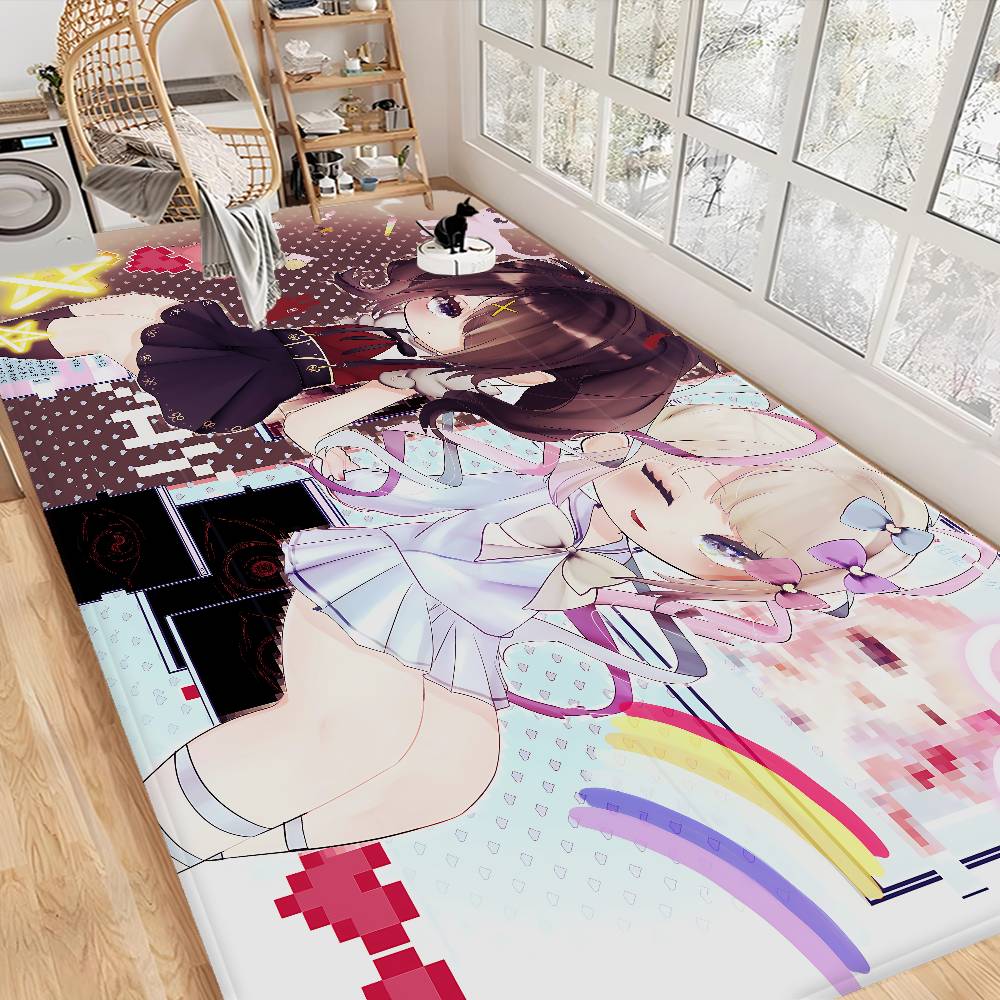 NEEDY GIRL OVERDOSE Floor Mat Kids Room Bedroom Decoration Balcony Anti-Slip Doormat Living Room Welcome Rug