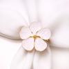 Wedding Simple Plum Napkin Napkin 5 Petals Lucky Flower Napkin Ring Napkin Rings