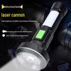 Rechargeable LED Flashlight with Multi-Mode, Long Range, and COB Side Light for Home and Outdoor Use