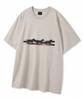 BOUNDARY Pigment Goodhorse Oversized Short Sleeve T-Shirt [Washed Beige]