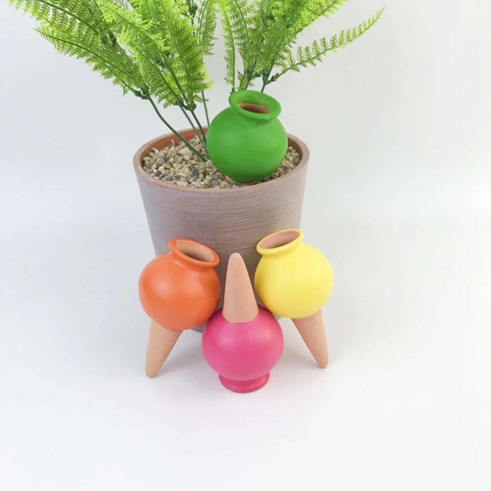 4PCS Breathable Potted Plant Drip Irrigator Self Watering Potted Dropper Device  Balcony