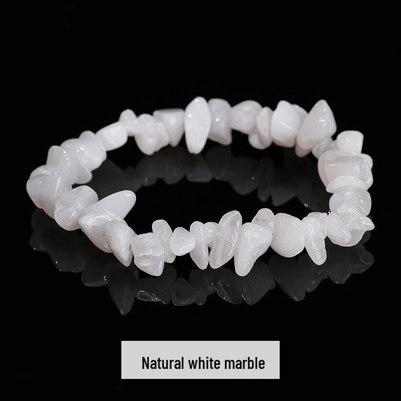 Jingdong Seven-Color Agate Chip Elastic Bracelet